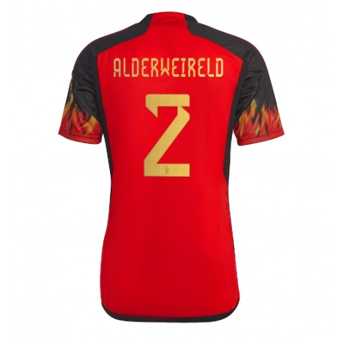 Echipament fotbal Belgia Toby Alderweireld #2 Tricou Acasa Mondial 2022 maneca scurta